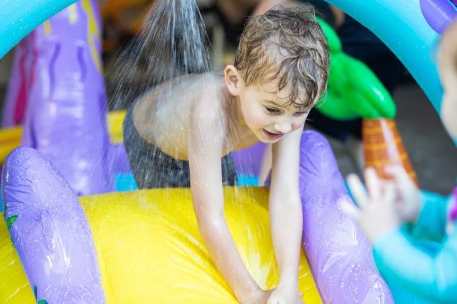 Toboggan piscine