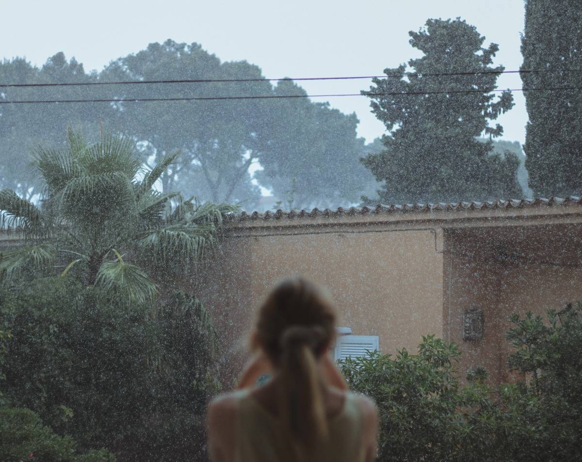 aérer maison sous la pluie