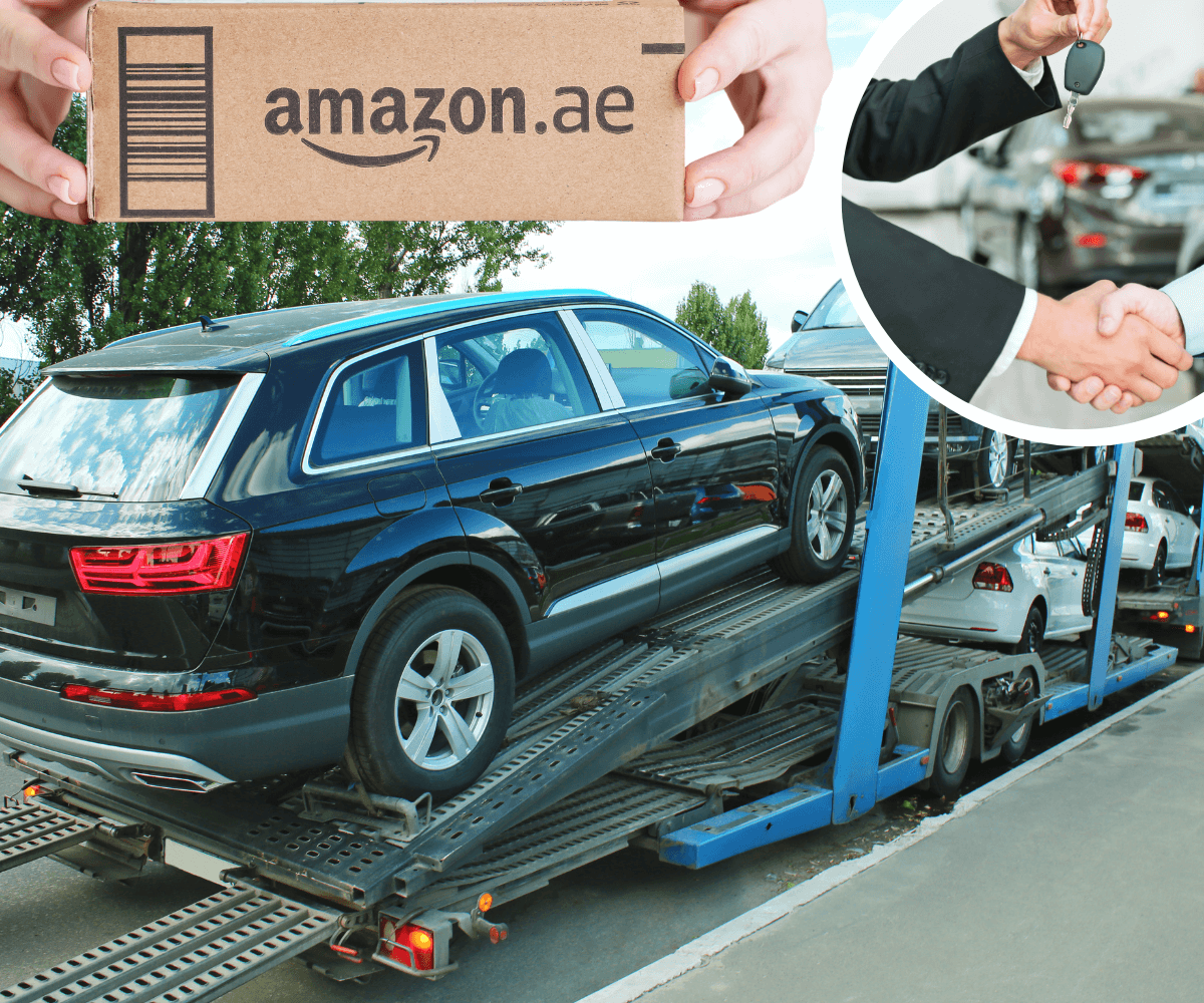 Amazon organise désormais l'achat et la livraison de voiture neuve à domicile.