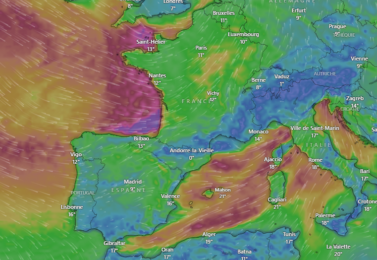 meteo france dimanche 05 novembre 2h00