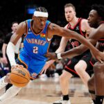 shai gilgeous alexander a okc en 2023 - ©Alamy / The Canadian Press