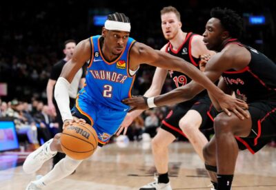 shai gilgeous alexander a okc en 2023 - ©Alamy / The Canadian Press