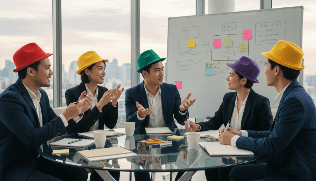 découvrez la méthode des six chapeaux, une technique innovante de pensée développée par edward de bono pour améliorer la prise de décision et stimuler la créativité en analysant une situation sous différents angles.