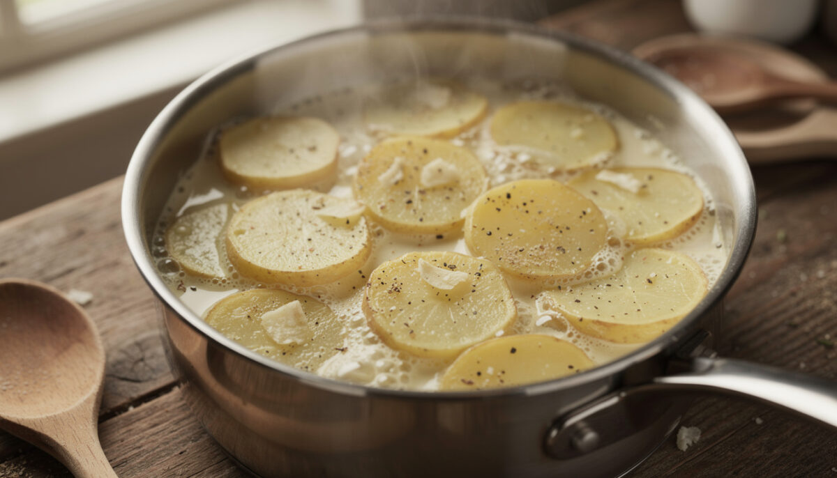 d&eacute;couvrez notre recette facile et authentique du gratin dauphinois, un plat traditionnel fran&ccedil;ais cr&eacute;meux et savoureux, parfait pour toutes les occasions.
